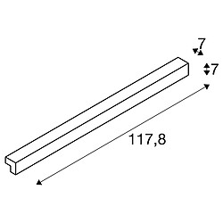 Avis Applique intérieure à LED SLV L-LINE 120, argent, LED, 18,5W, 3000K, IP44