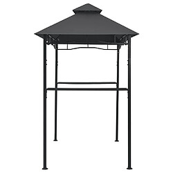 Avis vidaXL Belvédère de barbecue 240x150x255 cm Anthracite Acier