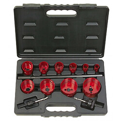 KS TOOLS 129.5545 Coffret de 10 scies cloches 19 à 67mm