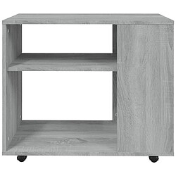 Acheter vidaXL Table d'appoint Sonoma gris 70x35x55 cm Bois d'ingénierie