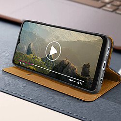 Avis Avizar Housse pour Galaxy A13 5G et A04s Cuir Véritable Porte-carte Support Vidéo Noir