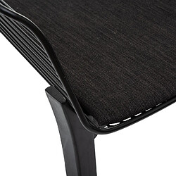 Acheter Atmosphera, Createur D'Interieur Fauteuil design bois et métal Alby - Noir