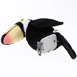 Peluche Peluche Bande Dessinée Parler Perroquet Parlant Jouet Enfants Enfants Cadeau Noir