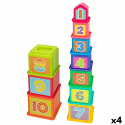 Blocs Empilables PlayGo 10,2 x 50,8 x 10,2 cm 4 Unités