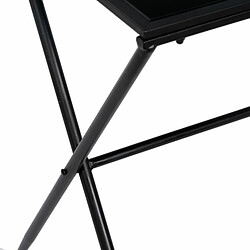 Acheter BigBuy Home Table de Nuit - Noir Verre Fer