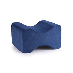 Home Bone Shape Memory Mousse jambe oreiller de jambe multifonctionnelle oreiller à jambe de rebond endormi oreiller-bleu