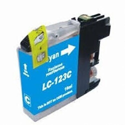 Cartouche d'encre compatible Brother LC123 Xl Bleu