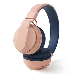 Yonis Casque Audio Enfant Bluetooth Rose 25h