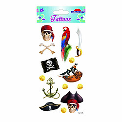 Youdoit Tatouages temporaires - Pirates - Couleurs