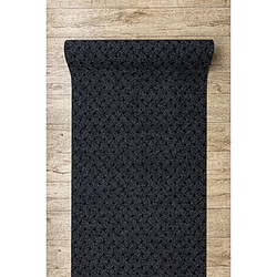 RUGSX Paillasson antidérapant pour les mètres courants VECTRA 900 Liverpool extérieur, intérieur, sur caoutchouc - anthracite 100 cm 100x140 cm pas cher