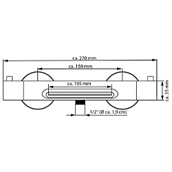 Acheter EISL Mitigeur thermostatique de bain CARNEO chrome