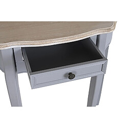 Acheter Pegane Table console en bois de pauwlounia et MDF coloris gris - Longueur 80,50 x Profondeur 34 x hauteur 78,50 cm