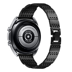 Bracelet en métal décor en strass, noir pour votre Samsung Gear S3 Frontier