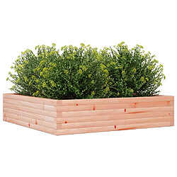 Avis vidaXL Jardinière 100x100x23 cm bois massif de douglas