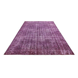 Vidal Tapis de laine 287x185 Violet Ultra Vintage pas cher