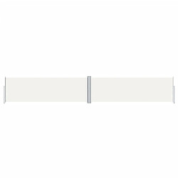 Maison Chic Auvent latéral rétractable de balcon | Store extérieur | Auvent solaire Crème 160x1000 cm -GKD73064