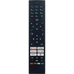 SANAG Nouveau Rc45157 Telecommande De Remplacement Rc45157 30109080 Telecommande Pour Jvc Android Tv Rc45157/30109080 Lt-39Vah3055 Lt-42Vaf3055 Lt-43Vaf3055 Pour Salora Smart32 Tv Remote Controller