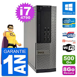 PC Dell OptiPlex 7020 SFF Intel i7-4790 RAM 8Go Disque Dur 500Go Windows 10 Wifi - Occasion