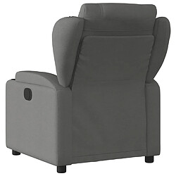 Acheter Maison Chic Fauteuil Relax pour salon, Fauteuil inclinable électrique Gris foncé Tissu -GKD76131