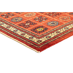 Avis Vidal Tapis de laine 154x113 rouge Kashkuli