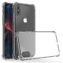 Avis Universal Étui de protection transparent avec des coins renforcés pour l'iPhone X