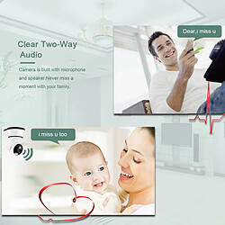 Avis Universal Mini HD Baby Monitor Sécurité à domicile Caméra IP Vision nocturne Caméra de surveillance Sécurité Smart WiFi Audio Vidéo Baby Line Baby Monitor