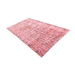 Vidal Tapis de laine 254x147 rose Ultra Vintage pas cher