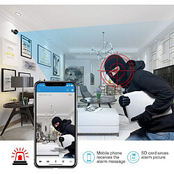 Acheter Chrono Caméra de sécurité cachée - Mini caméra espion sans fil pour la surveillance intérieure de la maison - Transférez la vidéo 1080p vers l'application iPhone/Android via WiFi(Noir)