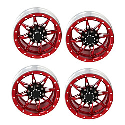 Avis 8pcs 1,9 Pouces Jantes Moyeux de Roue en Aluminium Robuste et Durable SCX10 1/10 Voiture RC