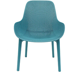 Acheter The Home Deco Factory Fauteuil de jardin en polypropylène Malibu Bleu.