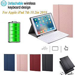 Universal Apple iPad 10.23 2019 Clavier Bluetooth sans fil amovible Tablette Universel Clavier Bluetooth Case Day | Clavier (Noir)