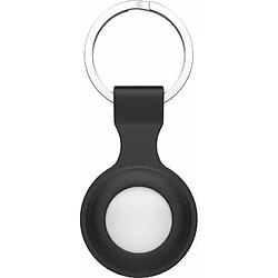 Tech-Protect Icon Coque de protection en silicone avec porte-clés Compatible avec AirTags Bluetooth Tracker, anti-chocs, anti-rayures, anti-automne, étui de localisation, noir