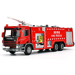 Universal Voiture de jouet, modèle de jouet, pelle, cadeau d'anniversaire, camion de pompiers.(Rouge)