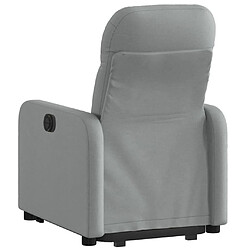 Acheter Maison Chic Fauteuil Relax pour salon, Fauteuil inclinable électrique gris clair tissu -GKD40126