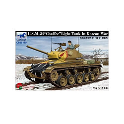 Bronco Models Maquette Char U.s. M-24 Chaffee Light Tank Korean War