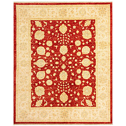 Vidal Tapis de laine 247x200 rouge Ziegler