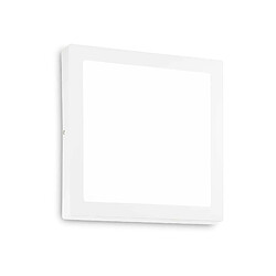 Ideal Lux Semi-encastré carré LED intégré 40 cm blanc 4300 Lm 4000 K