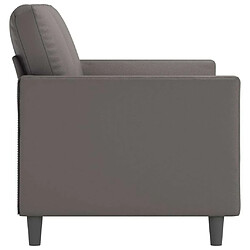 Acheter Maison Chic Canapé à 2 places,Sofa de Salon,Canapé droit Gris 120 cm Similicuir -GKD363498