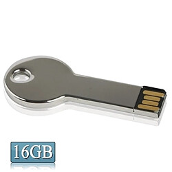 Wewoo Clé USB argent USB 2.0 en métal argenté 16 Go