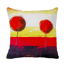 Alter Coussin avec impression numérique, 100% Made in Italy, Coussin de canapé décoratif, amovible et lavable, Modèle Pierre, 40x40x5 cm