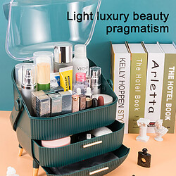 Acheter Universal Boîte de rangement de cosmétiques de grande capacité imperméable à l'eau et à la poussière toilette bureau beauté maquillage tissu protéine soin tiroir de rangement