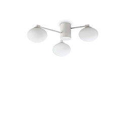 Ideal Lux Plafonnier Globe 3 Lumières 60cm Blanc Matériau : Métal Coloris : Blanc Nombre d'ampoules : 3 Type d'ampoule : G9 Puissance max par ampoule (W) : 28 Ampoules incluses : Oui IP : 20 Hauteur en Cm : 18 Diamètre en Cm