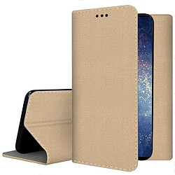 Htdmobiles Housse pour Vivo X80 Pro 5G - etui coque pochette portefeuille + verre trempe - OR MAGNET