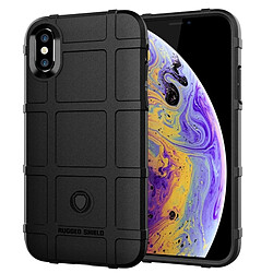 Wewoo Coque TPU antichoc à couverture totale pour iPhone XS (noir)