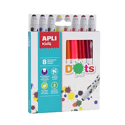 Apli Agipa marqueurs dots 8 unites apli