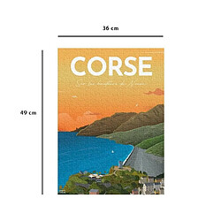 Nathan-Puzzle 500 pieces-Affiche de la Corse/Louis l'Affiche-Adultes et enfants des 10 ans-Puzzle de qualité supérieure-12000985 pas cher