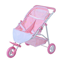 Olivia's Little World Double Poussette De Poupées Rose 'Twinkle Stars' OL-00012 pas cher