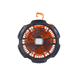 F01 Tentes de Camping-Ventilateur Portables Batterie Externe à Lumière LED Rechargeable USB avec Crochets Suspendus à Rotation à Distancepetits Ventilateurs pour le Camping en Plein air