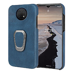 Coque en TPU + PU avec béquille rotative, bleu pour votre Nokia G10