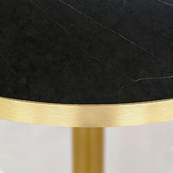 Avis Restootab Table Ø70cm Rome bistrot pierre noire